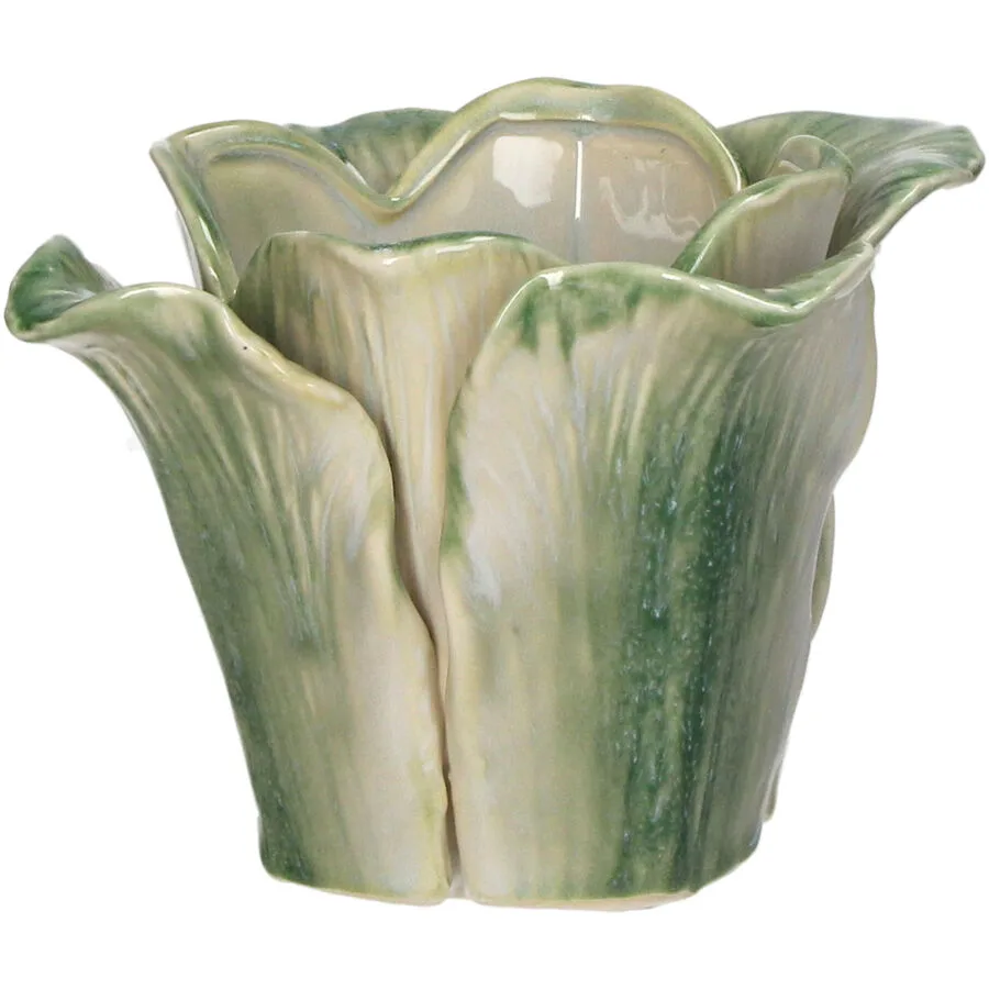 Blumentopf Bloem Grün Steingut 15.8 cm 11 cm
