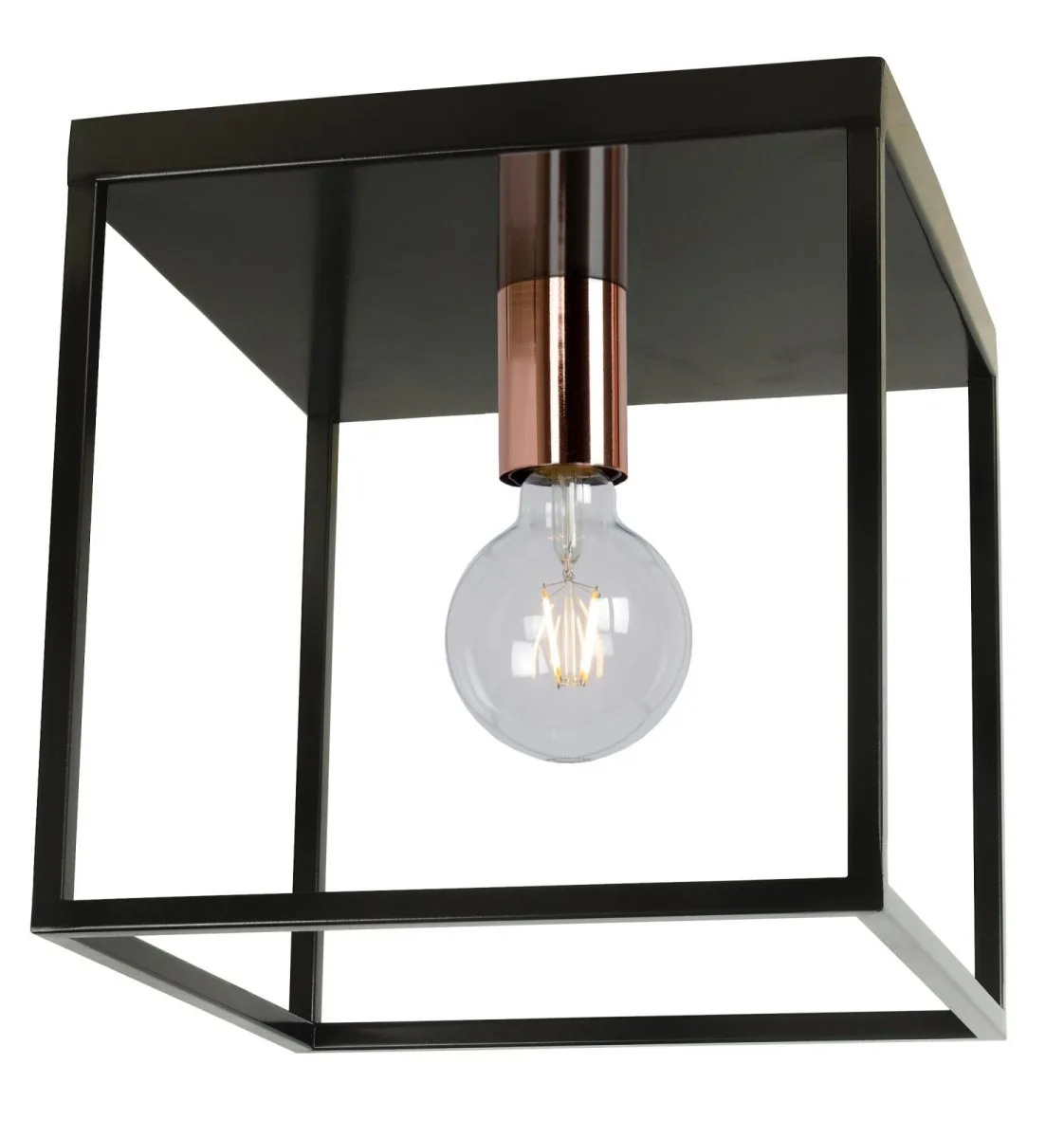 Lucide - Arthur 25cm - Takplafond - Svart