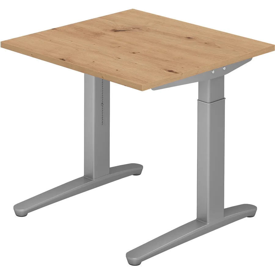 Schreibtisch Office Asteiche Holzwerkstoff B 80 T 80 cm
