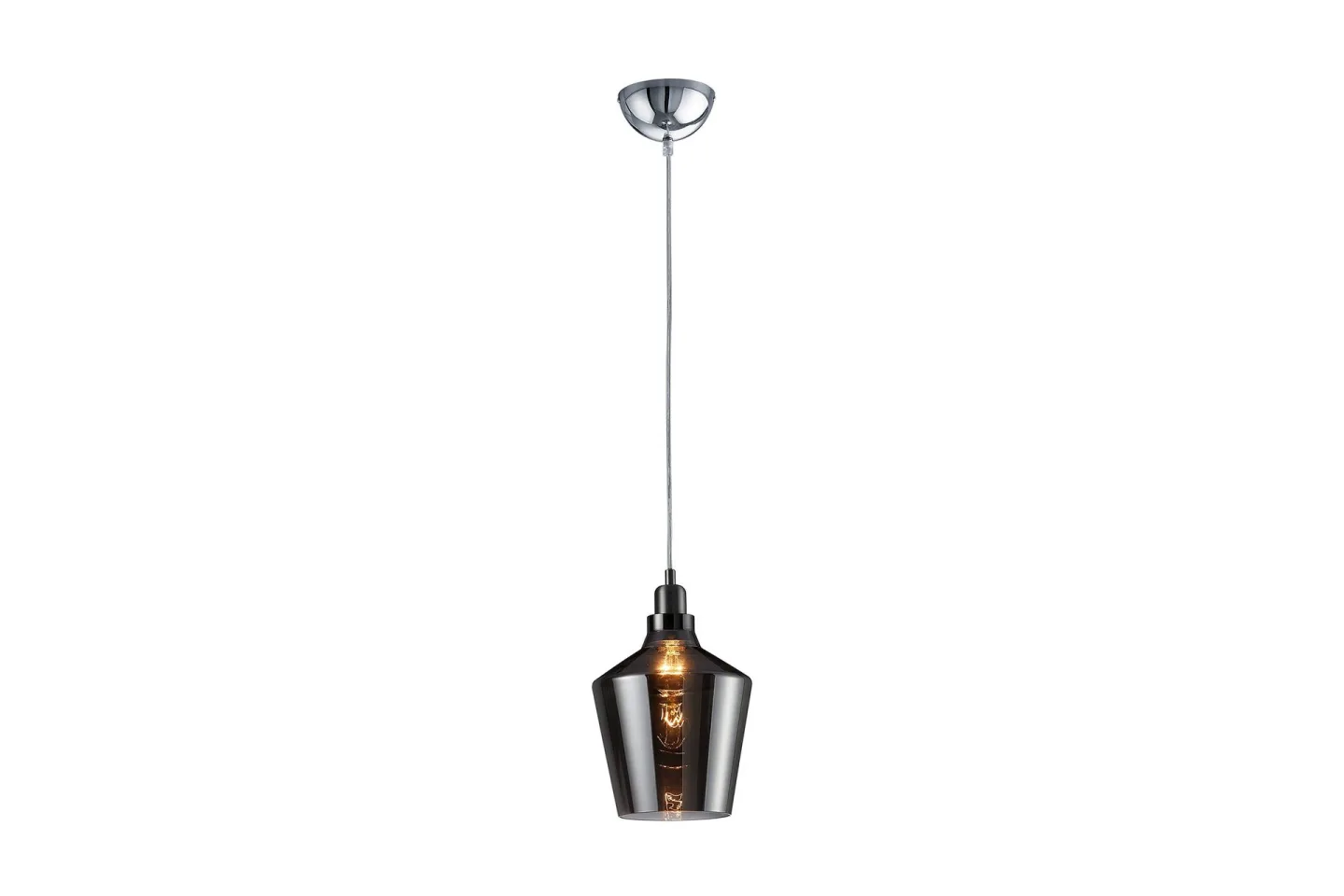 Calais Taklampa - Rökfärgat glas