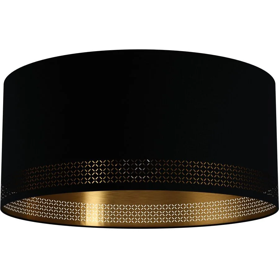 Eglo Deckenlampe Esteperra Schwarz Stahl 47.5 cm 24 cm