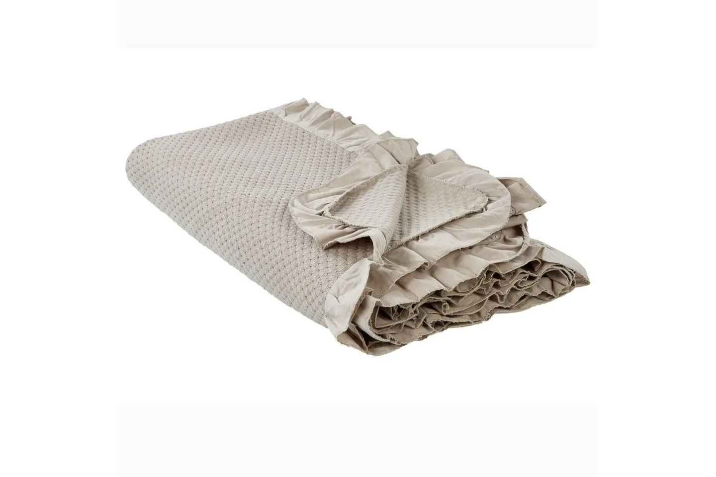 Sängöverkast Hatton Beige, 200x220 cm - Beige, 200x220 cm