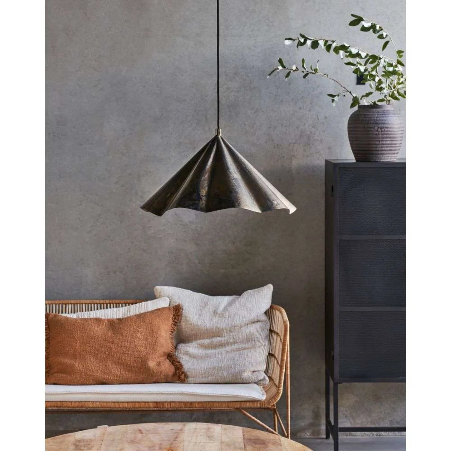 House Doctor Flola pendel Ø50 cm Antik brun