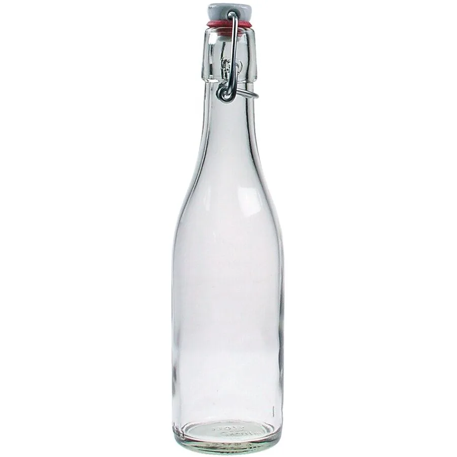 Flasche Therese Transparent Aluminium/Glas 25.5 cm 0.35 l