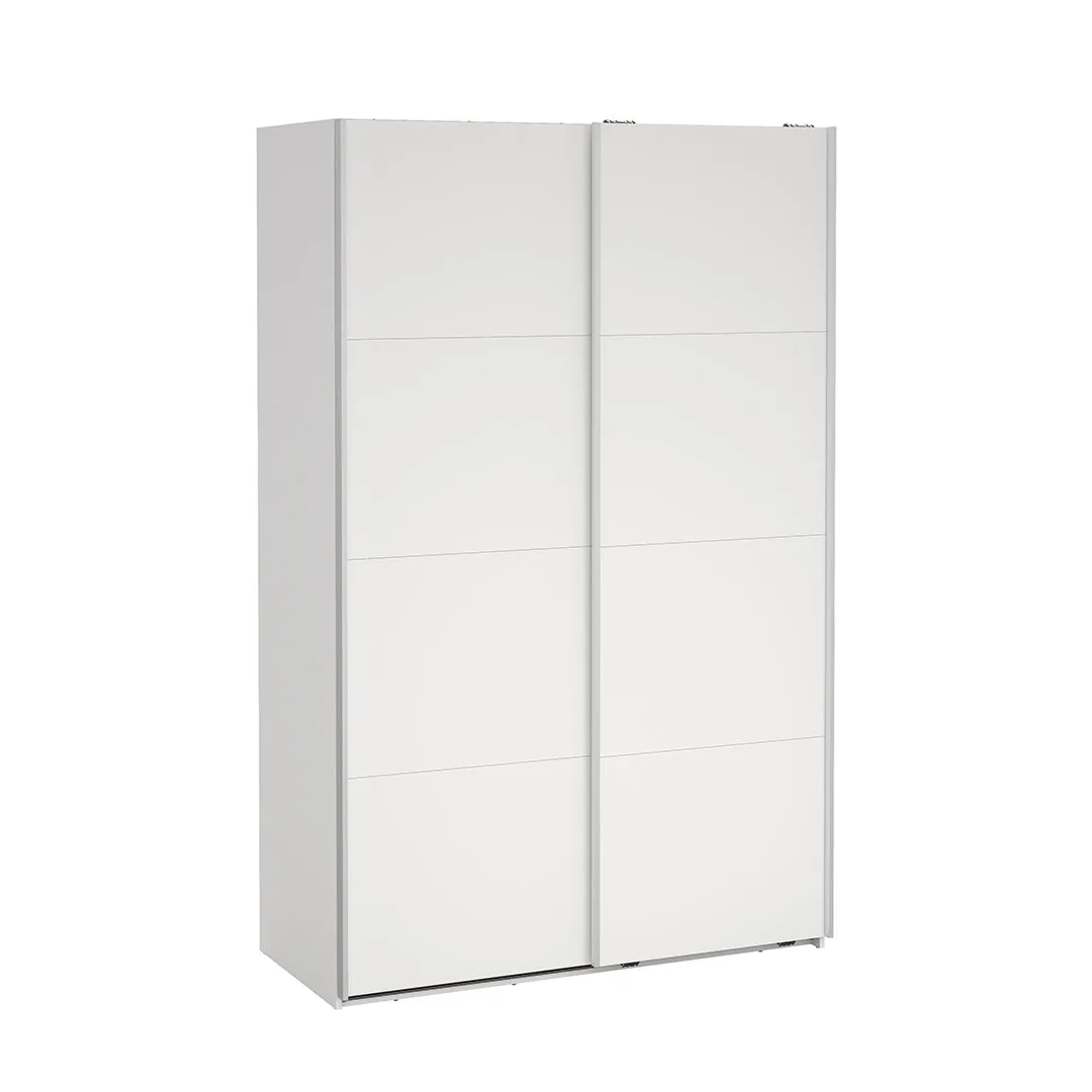 Bergamo Schiebetürenschrank 2 Türen 140x220cm weiß.