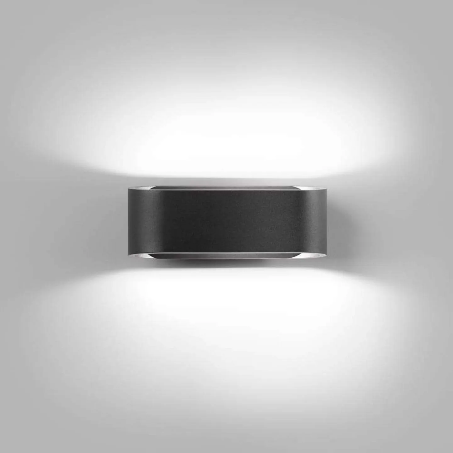 Aura W1 Wandleuchte 2700/3000K Black - LIGHT-POINT - Wohnzimmer - Aluminium
