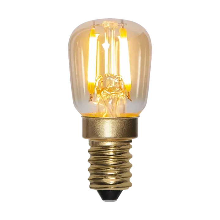 Star Trading E14 LED päronlampa Lichtquelle 0,5 W Bernstein