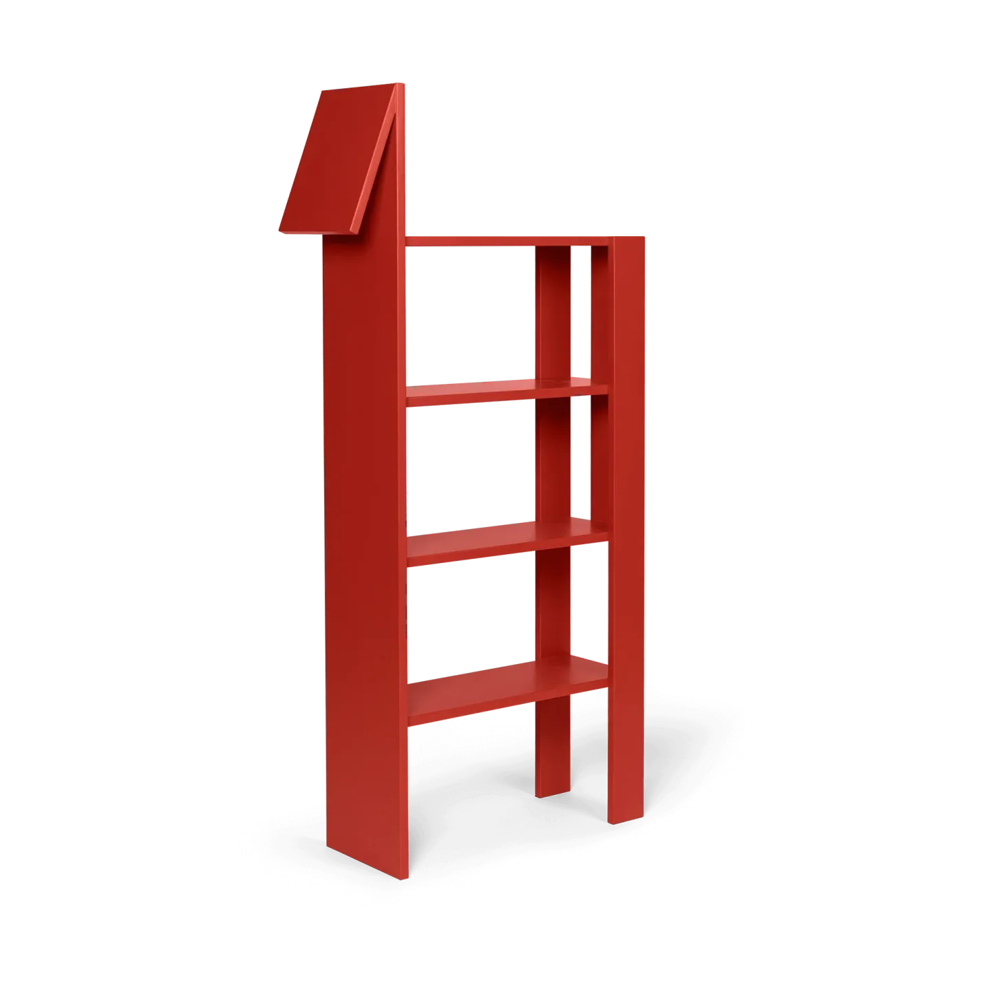 Ferm Living Giraffe Bücherregal 69x140 cm Poppy Red