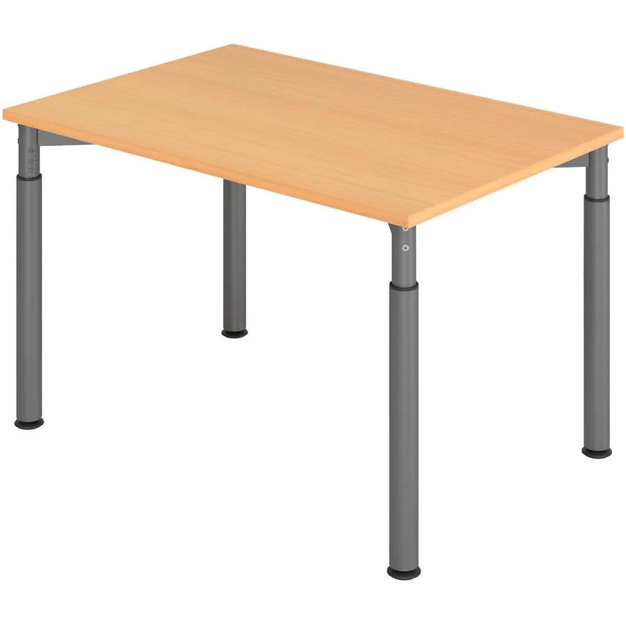 Schreibtisch Office buche Holzwerkstoff B 120 T 80 cm