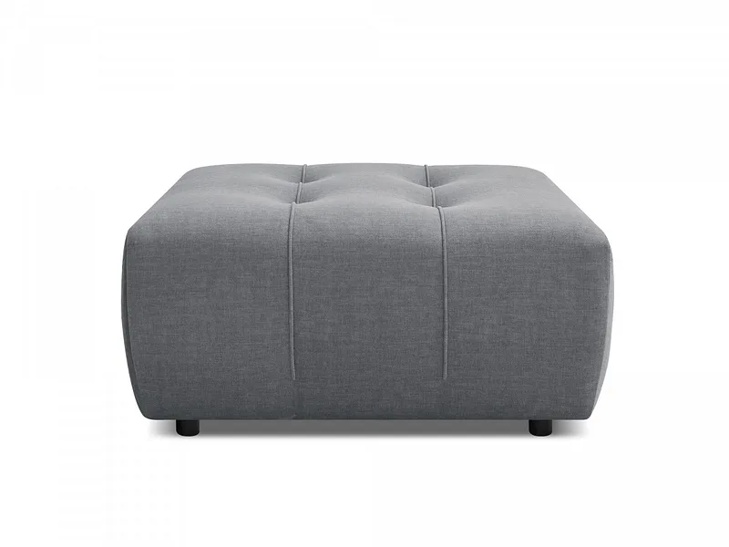 Hocker BOBOCHIC ARSENE 100x100x45cm samt dunkelgrau