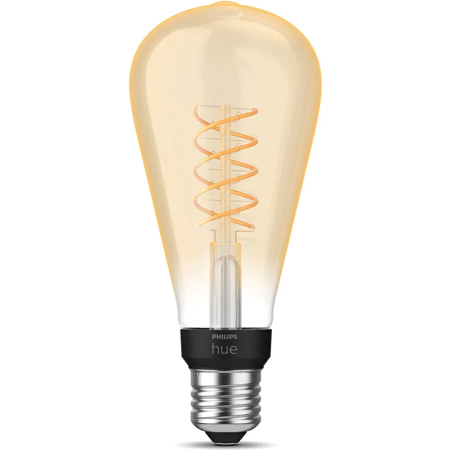 Leuchtmittel Philips Hue Giant Edison Glas 7W E27 - Farbe: Transparent - Lichtfarbe: Extra warmweiss