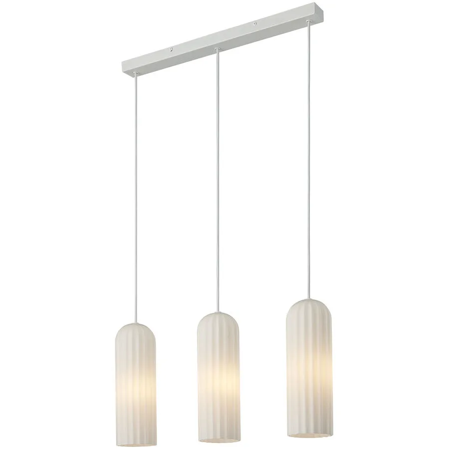 NORDLUX Pendellampe Miella Weiss Glas/Kunststoff B 52 H 30 cm - Pendellampe