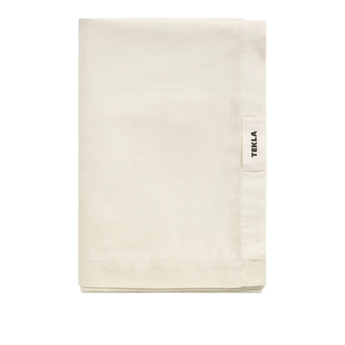 Tekla - Percale Flat Sheet, 260x260, Winter White - Lakan