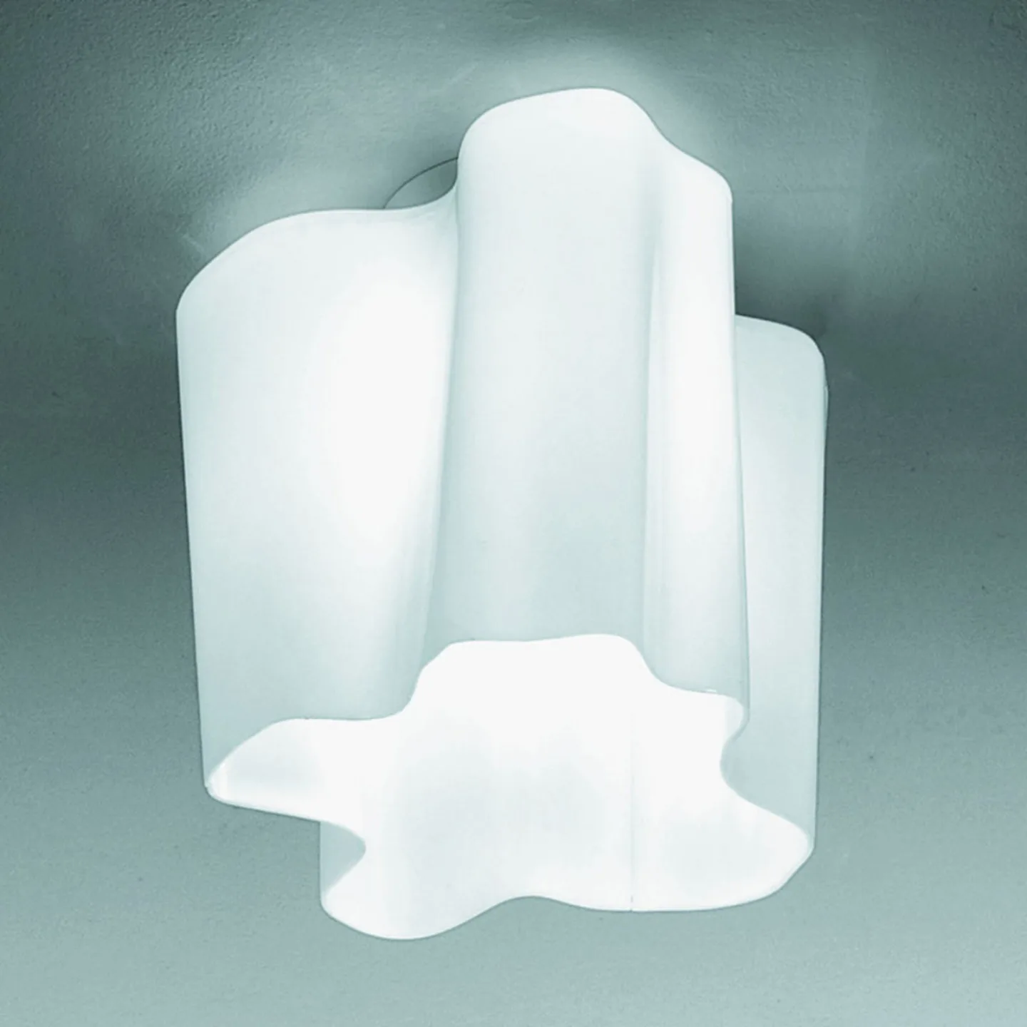 Logico Mini Deckenlampe 28x28 cm - Artemide - Wohnzimmer - Design - Glas - Einflammig