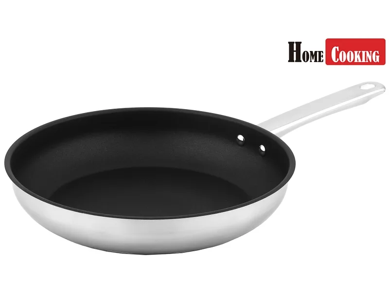 HOME COOKING Bratpfanne JOSIE Ø28cm stahl rostfrei silber