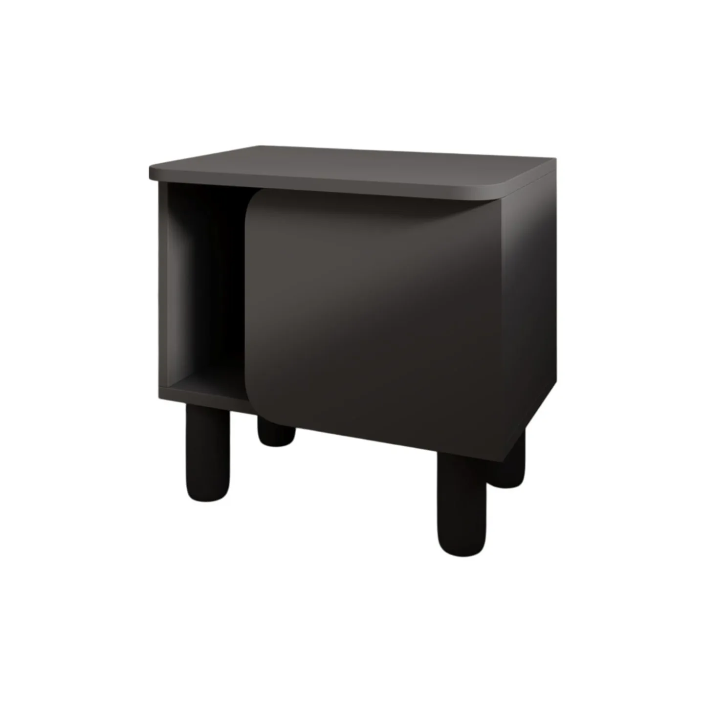 Relento Nattduksbord 50x48,6x30 cm - Antracit