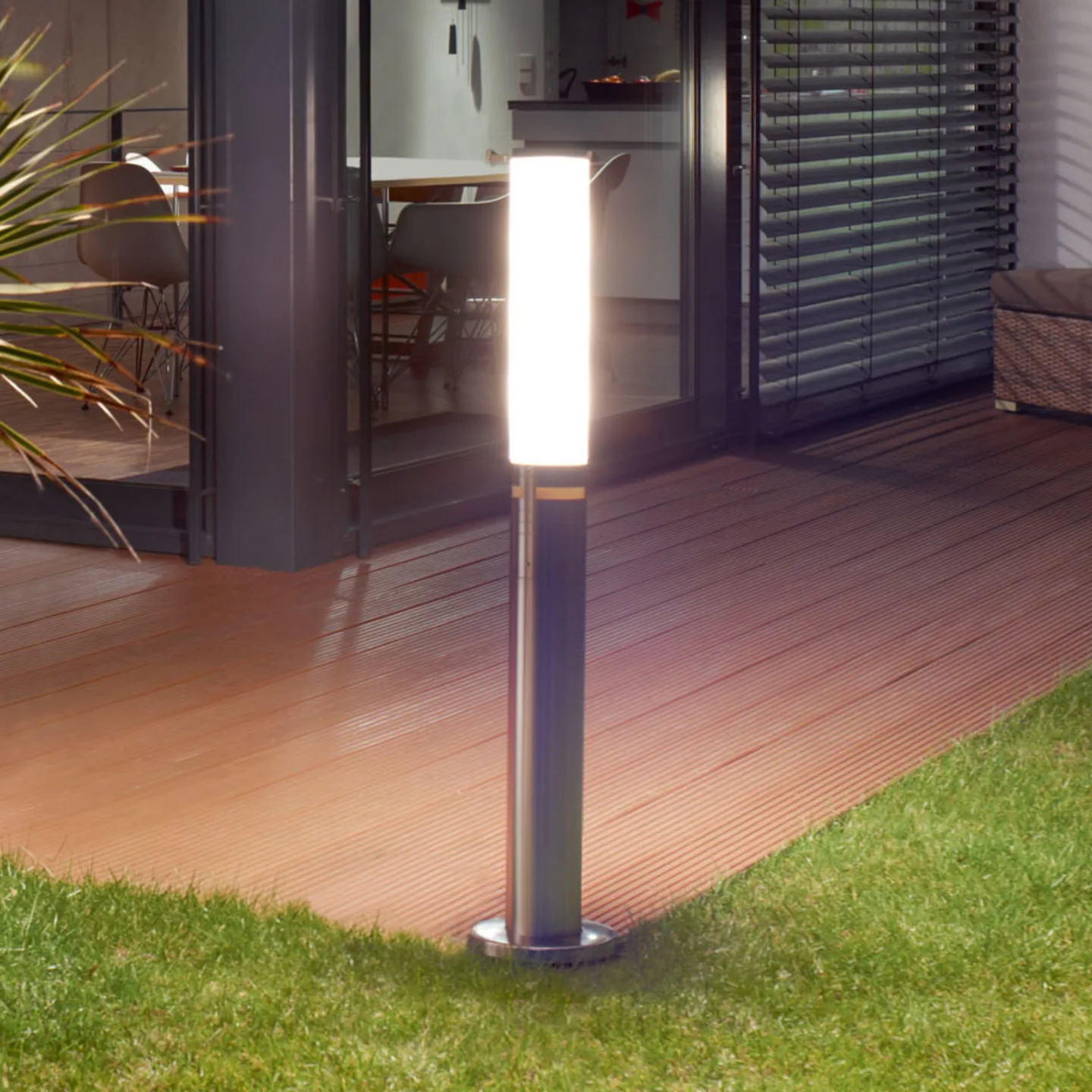 GL 60 S sensorveibeilampe, 104 cm, IP44, GU10-LED – STEINEL - Moderne - Metall - Med en lyskilde