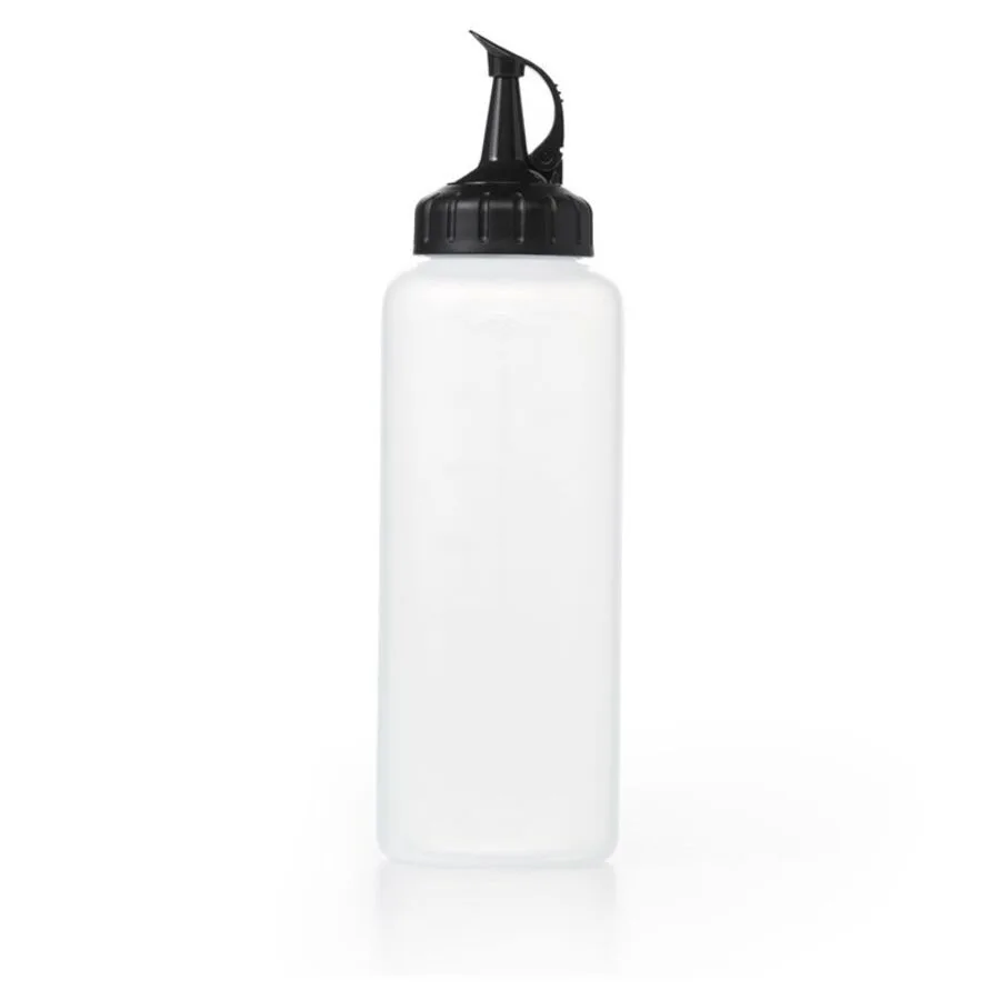 Saucenkanne Oxo Schwarz/klar Kunststoff B 6 cm