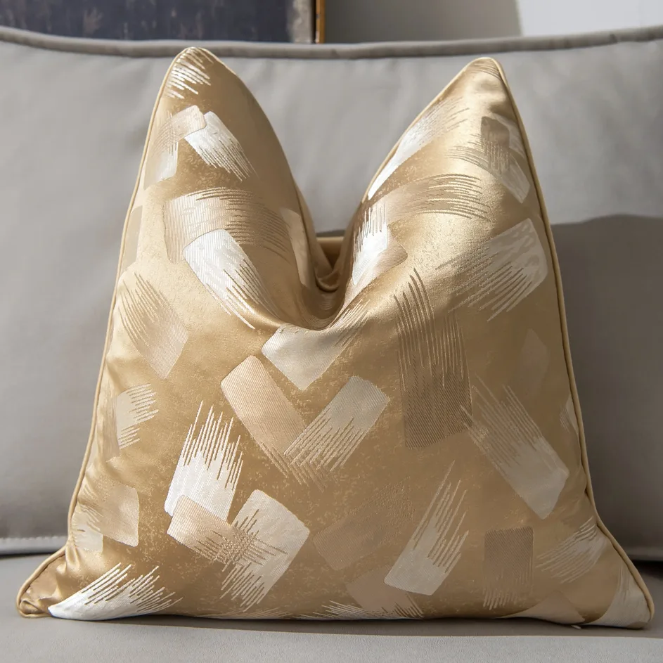Putetrekk - European Luxury 45 x 45 cm (gull) (Size: 45 x 45 cm)
