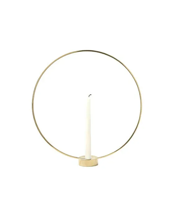 Gloria Candleholder Brass