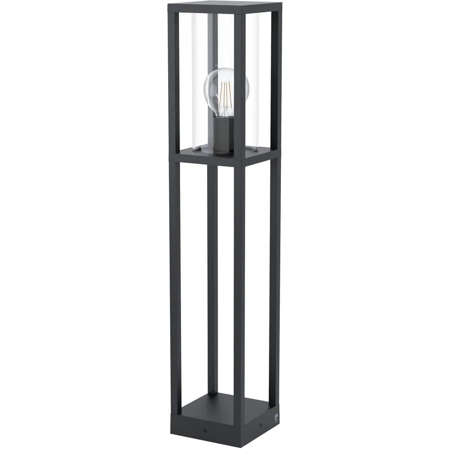 Eglo Stehlampe aussen Cascinetta Schwarz Aluminium 15 cm 79.5 cm - Material: Aluguss