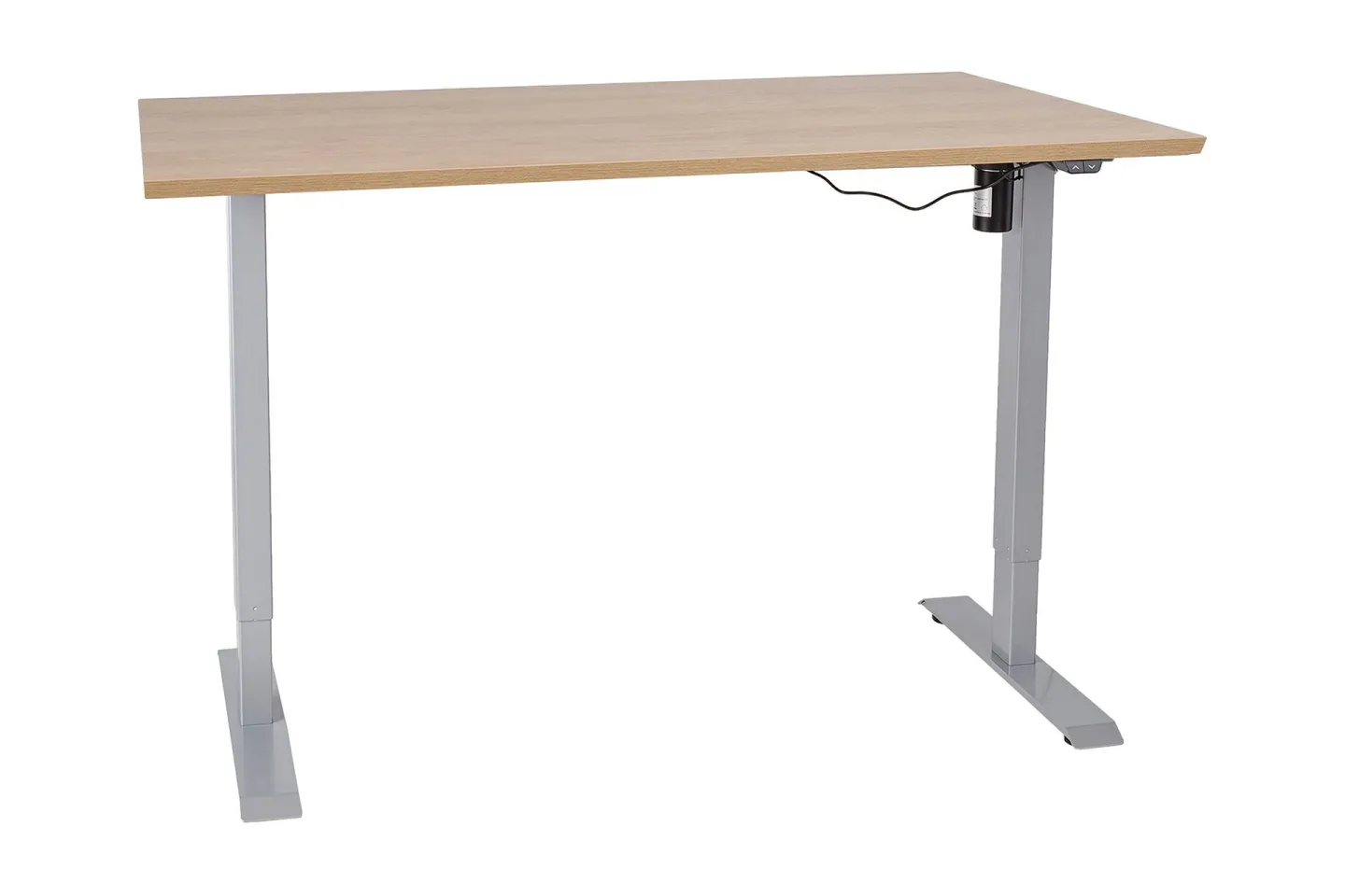 Ergosum 1 Skrivbord 160 cm Höj-och Sänkbar Elektrisk - Hickory