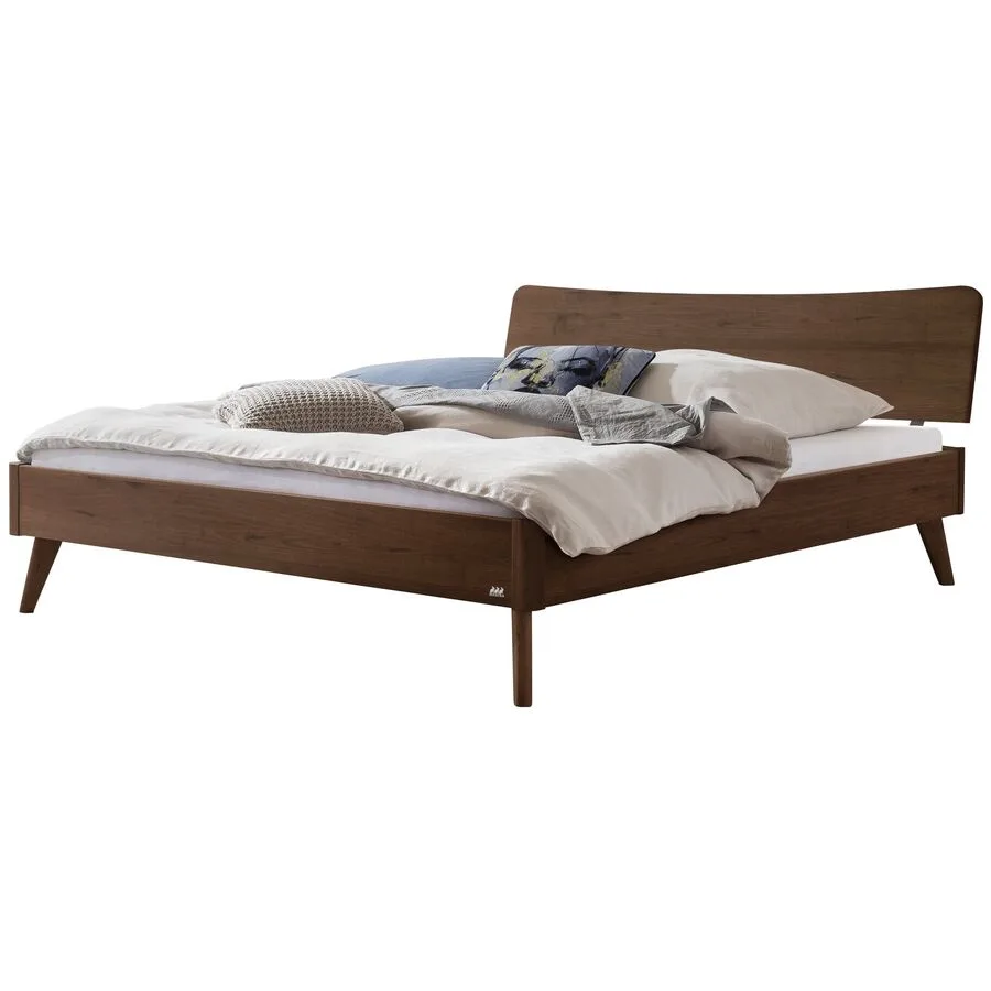 Hasena Bett Castello Nussbaum Nussbaum Massivholz Massivholz 180 x 210 cm
