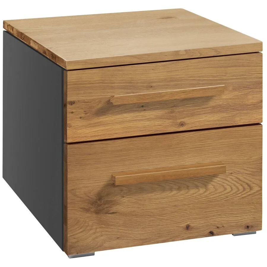 Hasena Nachttisch Arrabella Wildeiche Holz, MDF Massivholz B 45 H 41 cm