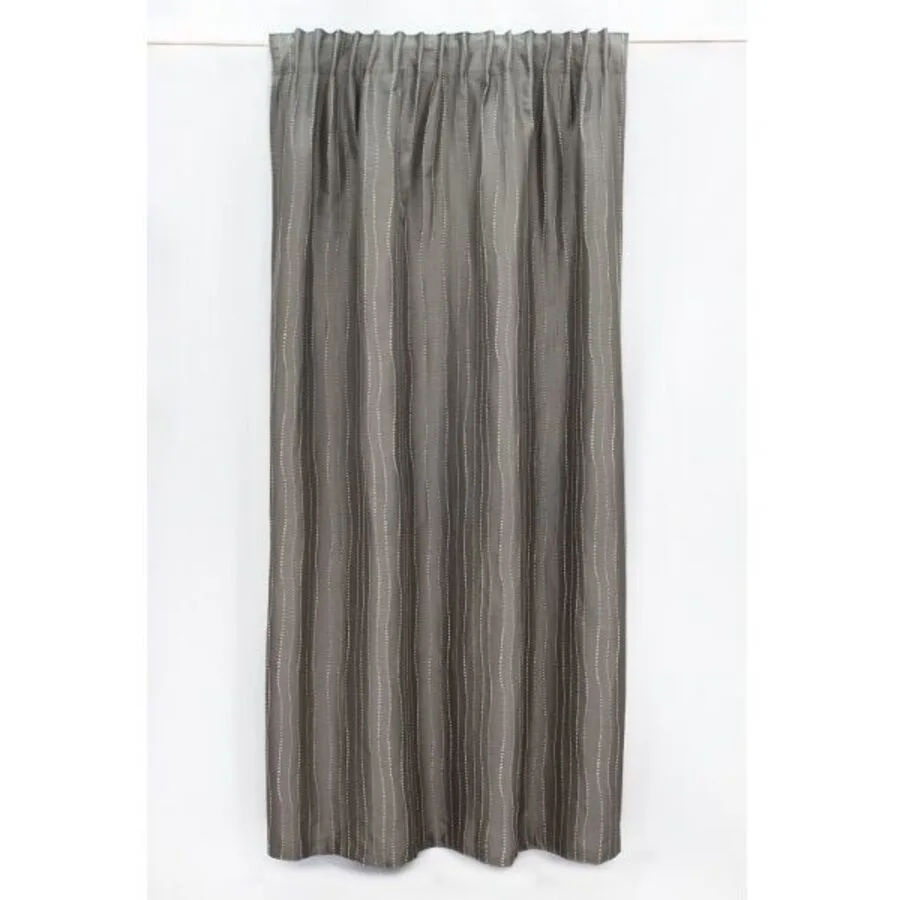 Mary rose Vorhang Denise grey Polyester B 135 cm Blickdicht