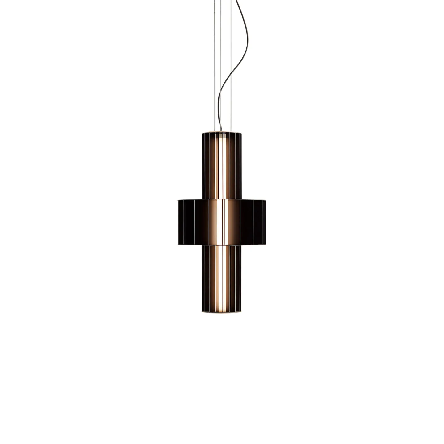 Parachilna - Babel T Me Black LED Module ø70 16,6W 2.700K 1.350Lm - Takkronor - Stephen Burks - Svart