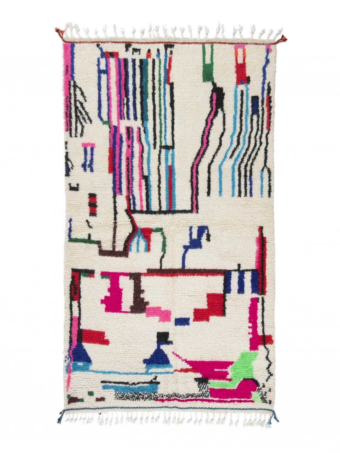Kelim-teppe Marokkansk Azilal 260 x 140 cm (Størrelse: 260 x 140 cm)