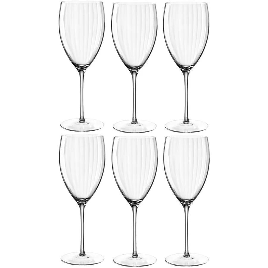 Weissweinglas Leonardo transparent Kristallglas H 23 cm 0.45 l 6 Stk