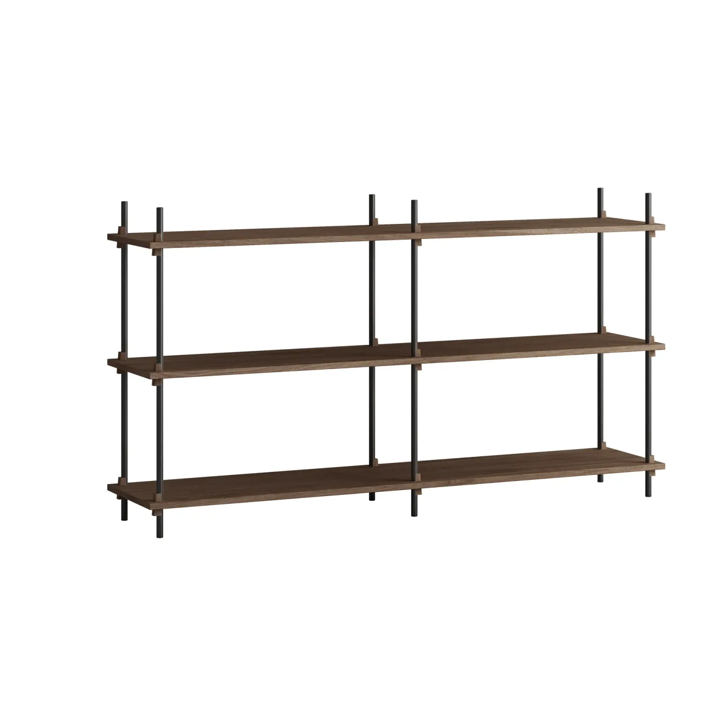MOEBE Moebe shelving system s.85.2.B Rökt ek-svart