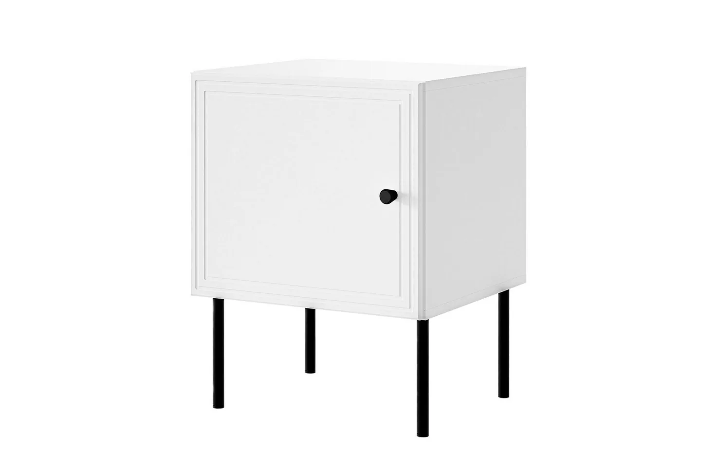 Laholm Sängbord 45 cm - Vit