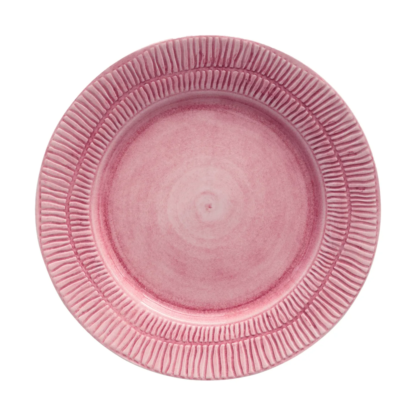 Mateus Stripes Teller Ø28cm Rosa