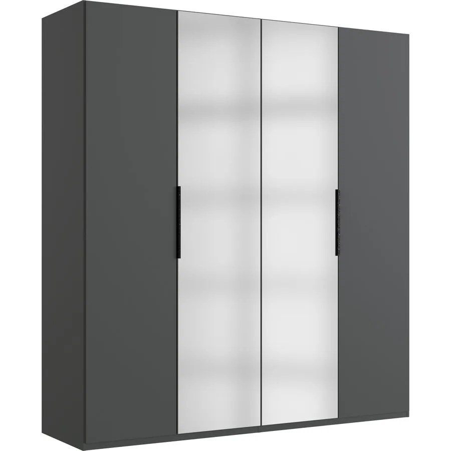 Kleiderschrank Sanko graphit Holzwerkstoff B 200 cm