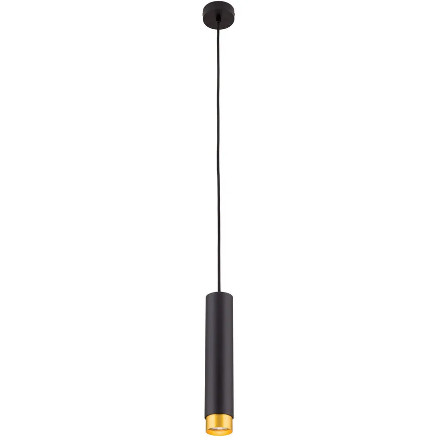 Pendellampe Martini Gold/Schwarz Aluminium 5.9 cm 5.9 cm - Farbe: schwarz-gold