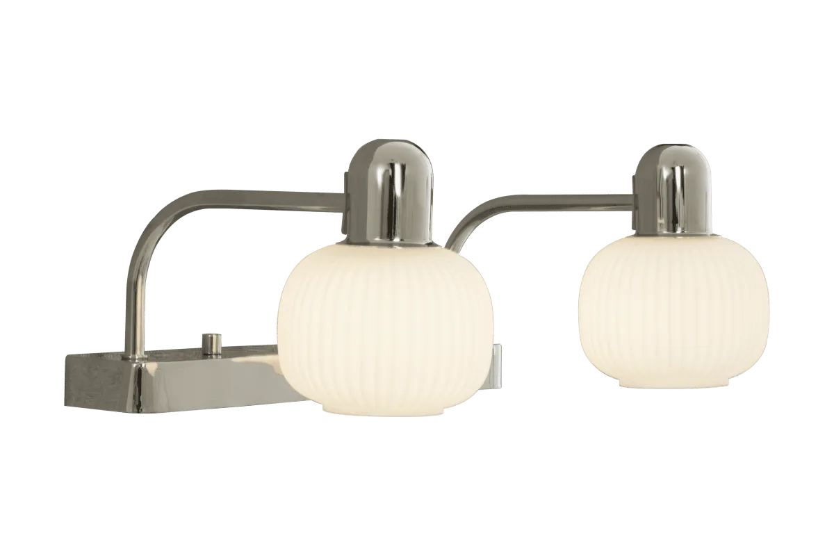 Aneta Lighting - Messina 33cm - Badrumslampa - Krom