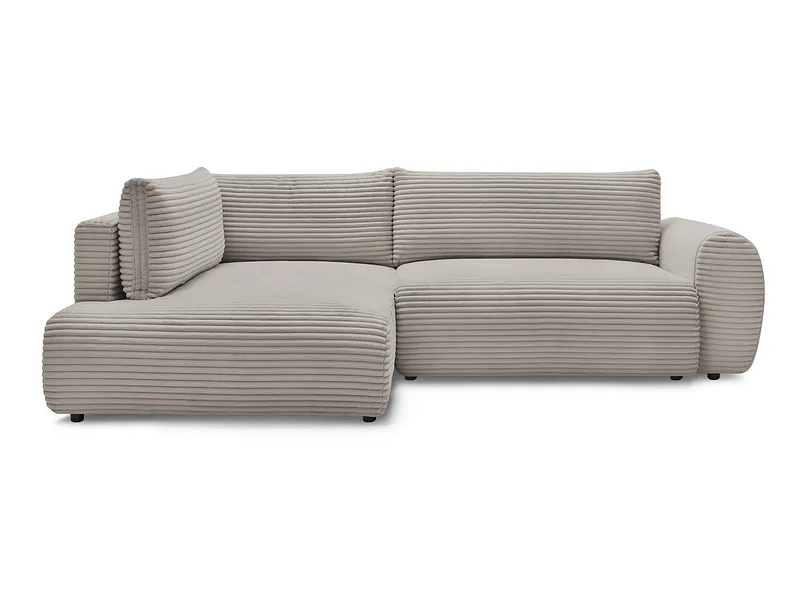 Ecksofa BOBOCHIC LUCIEN Cord-Stoff taupe