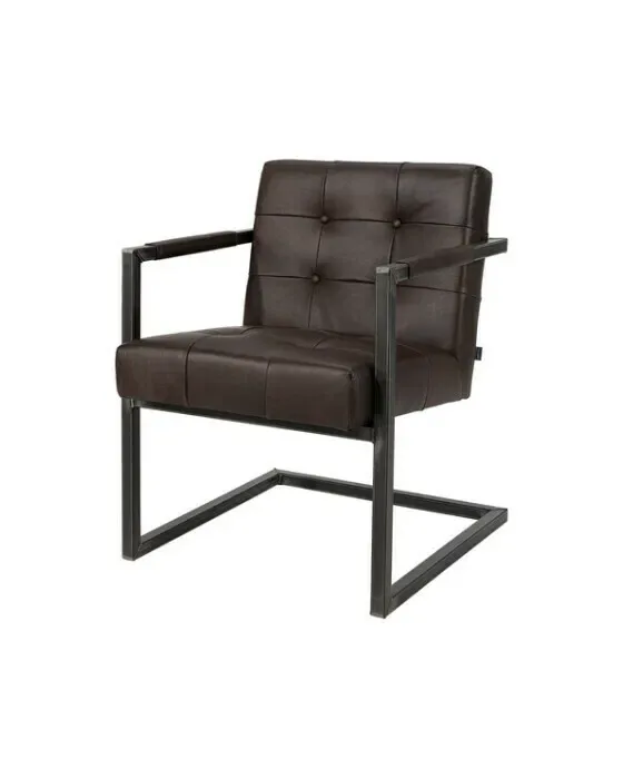 Jed Armchair Leather Espresso