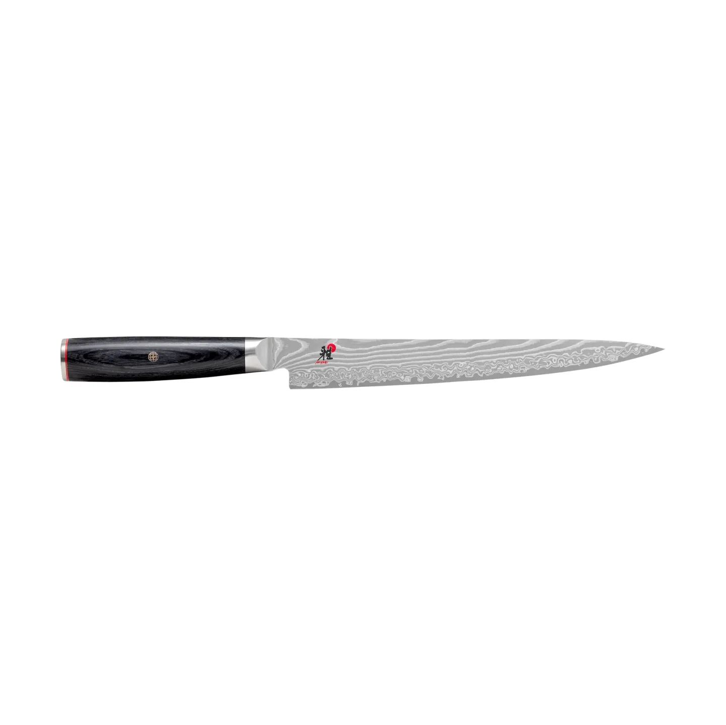 Miyabi Raw 5000FCD Sujihiki Filetiermesser 24 cm Damaskus-schwarz