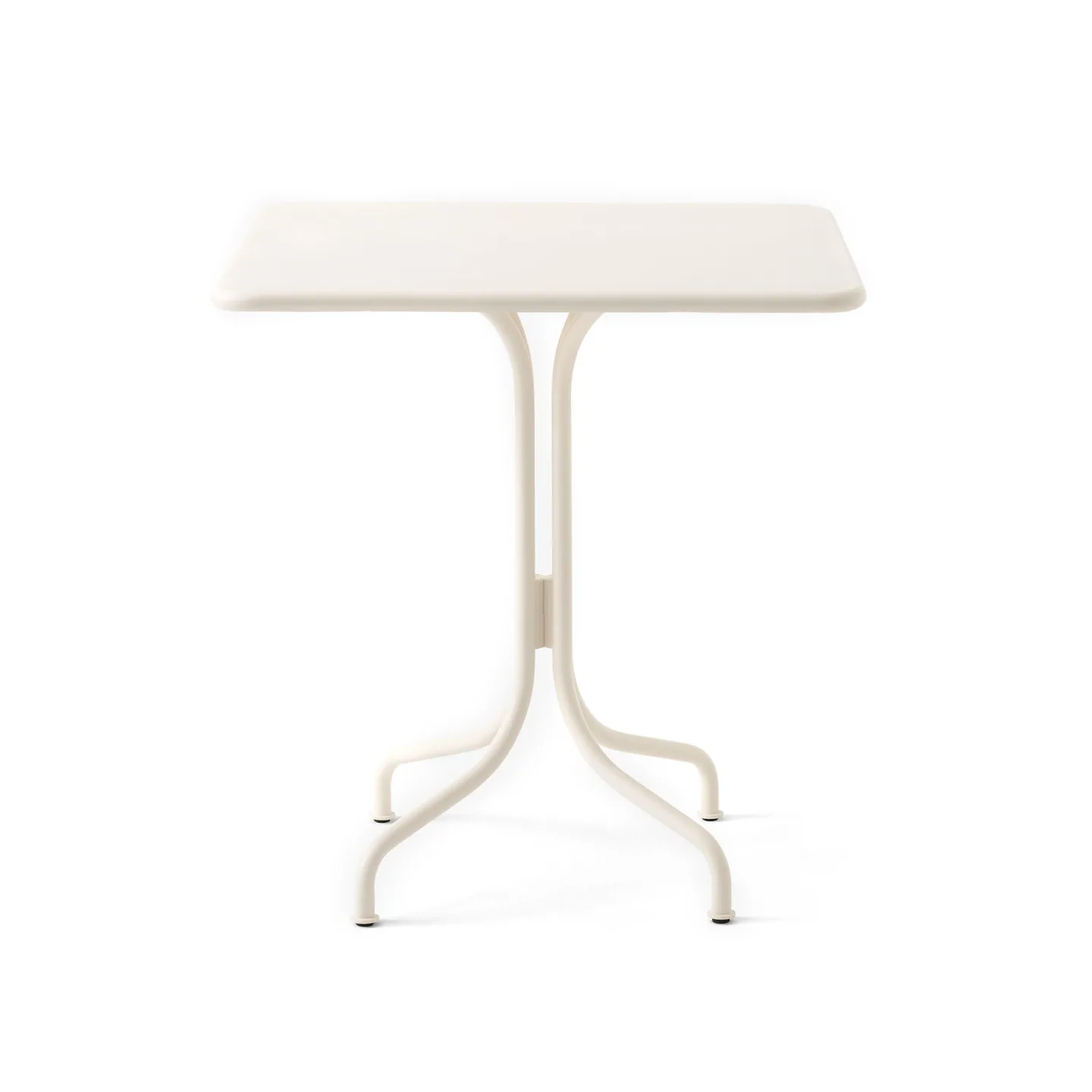 &Tradition - Thorvald SC97, Square 70x70 cm, Ivory - Småbord och sidobord utomhus - Space Copenhagen - Vit - Metall