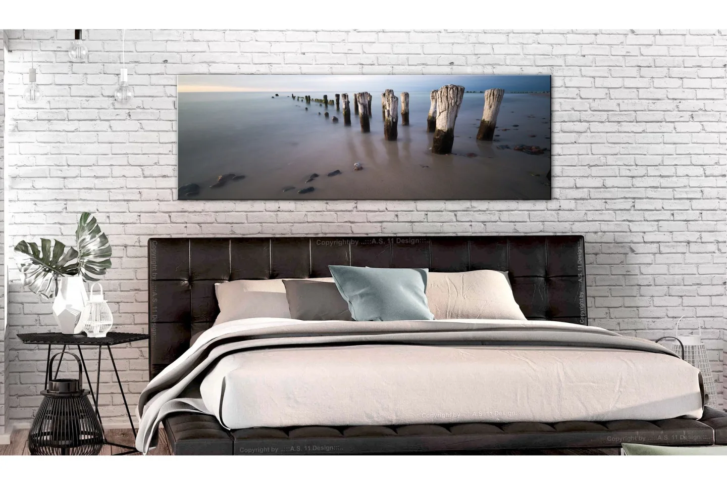 Tavla The Calm before Storm 120x40 -
