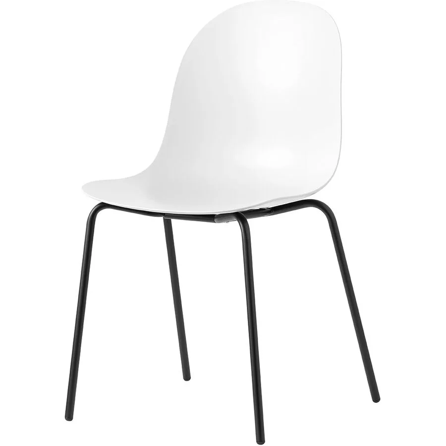 CONNUBIA Stuhl 2er-Set Academy weiss Metall/Polypropylen B 51 cm