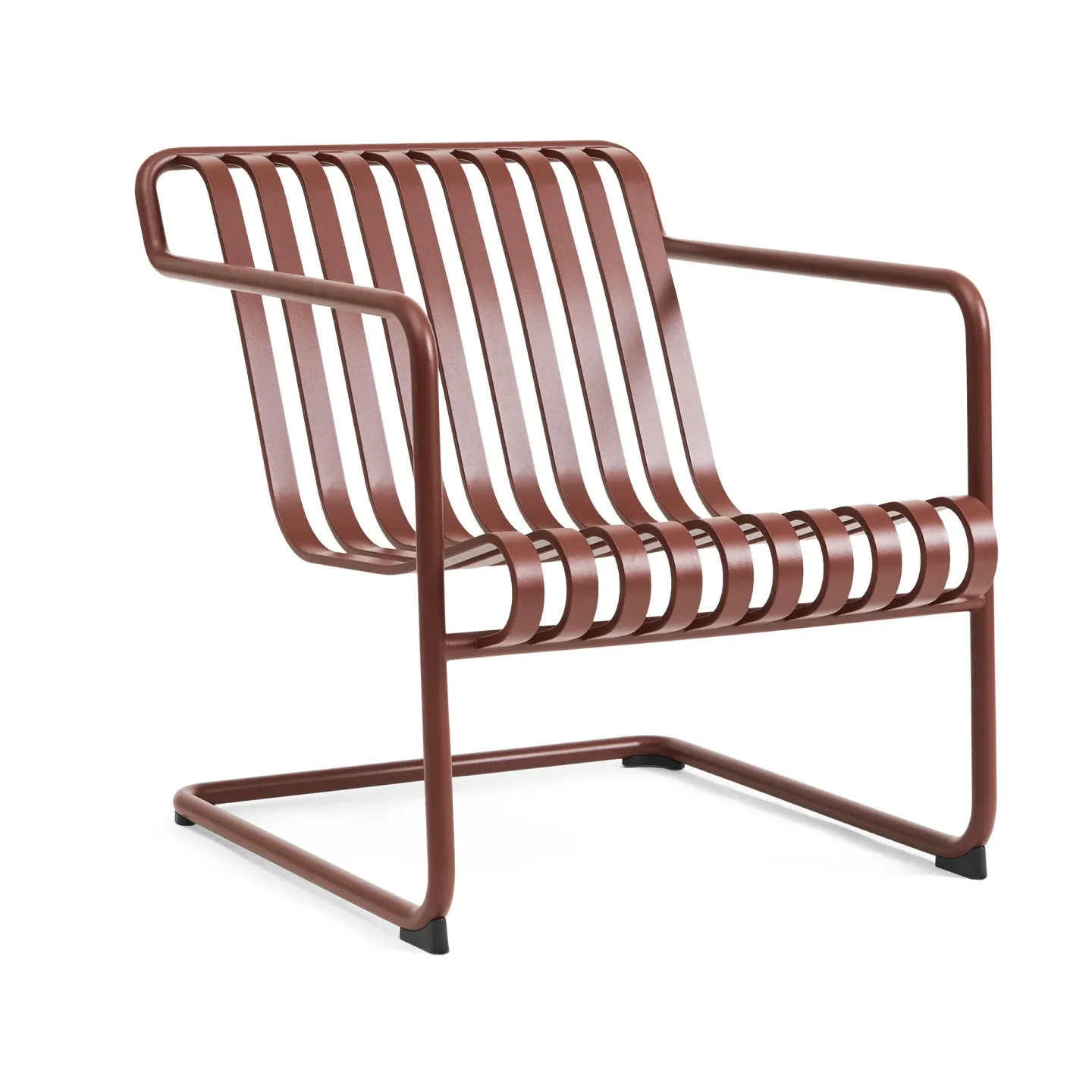 HAY Palissade Cantilever Low loungefåtölj Iron red