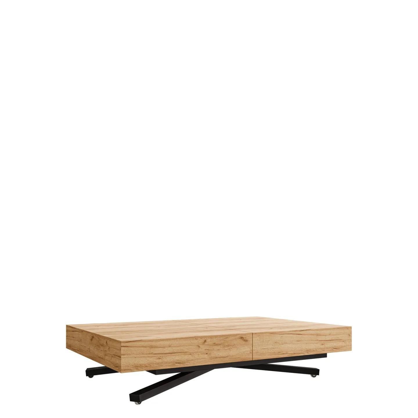 Avendi Soffbord förlängningsbart 200 cm - svart, natur