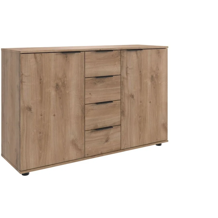 Kommode Metaa Plankeneiche Holzwerkstoff B 130 H 83 cm