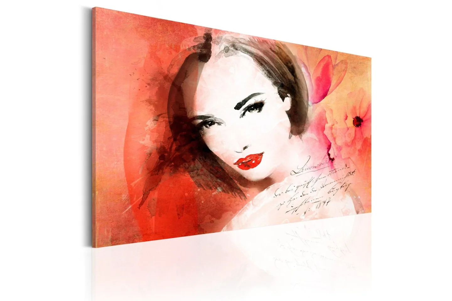 Tavla Crimson Lady 120x80 cm -