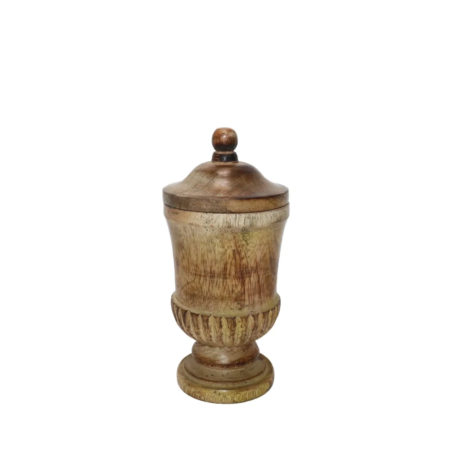 Decofinder Dose Holz mit Deckel Natur | Schubiger Möbel