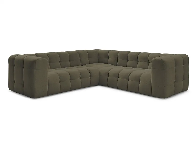 Ecksofa BOBOCHIC CLOUD Stoff grün